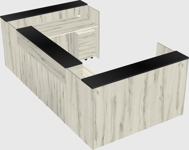 Reception desk u-shape