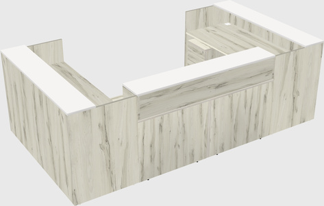 Reception desk u-shape