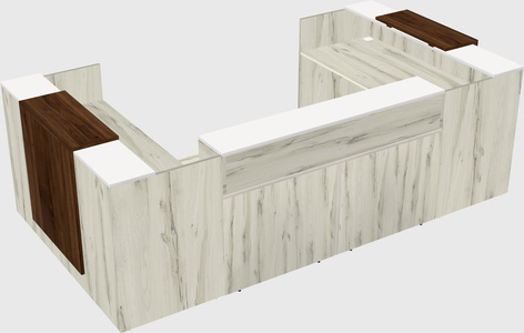 Reception desk u-shape