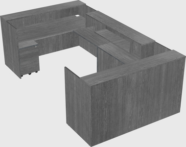 Reception desk u-shape