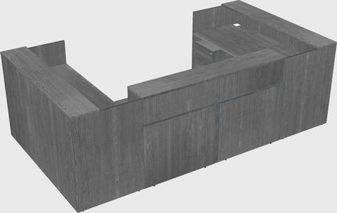 Reception desk u-shape