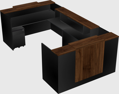 Reception desk u-shape