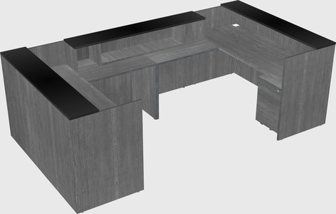 Reception desk u-shape