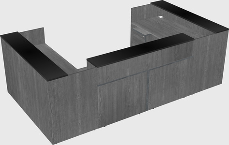 Reception desk u-shape