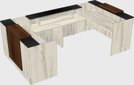 Reception desk u-shape