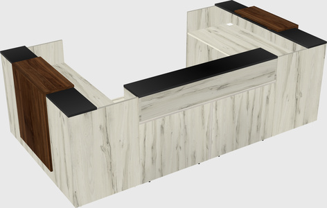 Reception desk u-shape