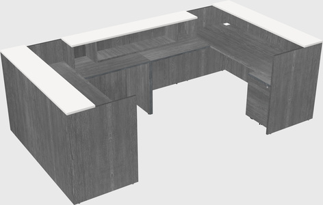Reception desk u-shape