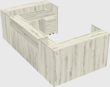 Reception desk u-shape