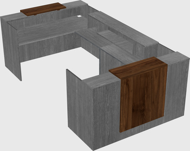 Reception desk u-shape