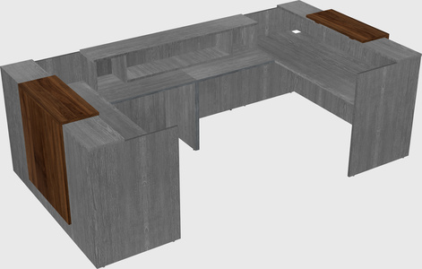 Reception desk u-shape