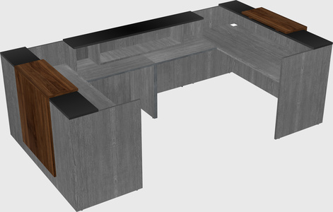 Reception desk u-shape