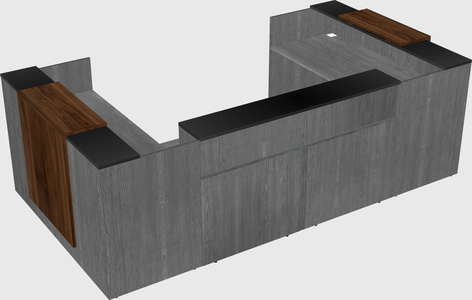 Reception desk u-shape