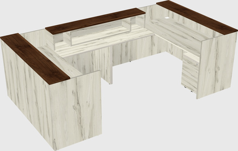 Reception desk u-shape