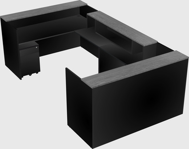 Reception desk u-shape