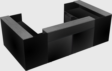 Reception desk u-shape