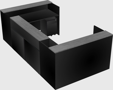 Reception desk u-shape