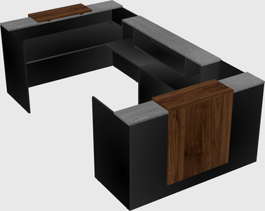 Reception desk u-shape