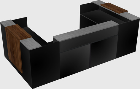 Reception desk u-shape