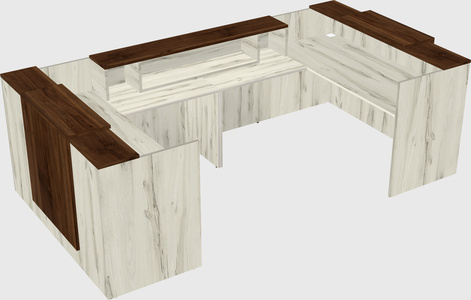 Reception desk u-shape