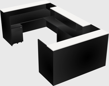 Reception desk u-shape