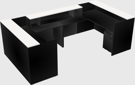 Reception desk u-shape