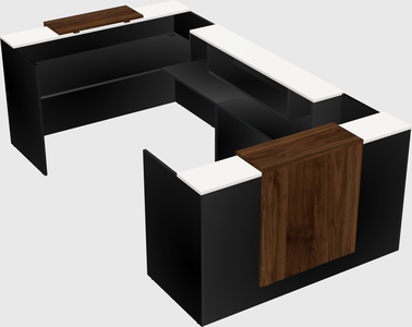 Reception desk u-shape