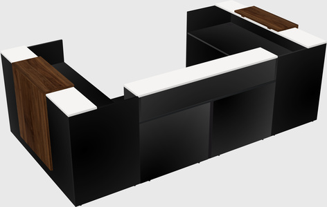 Reception desk u-shape