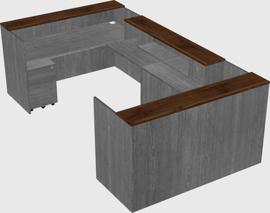 Reception desk u-shape