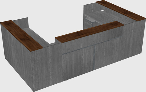 Reception desk u-shape