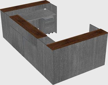 Reception desk u-shape