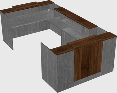 Reception desk u-shape