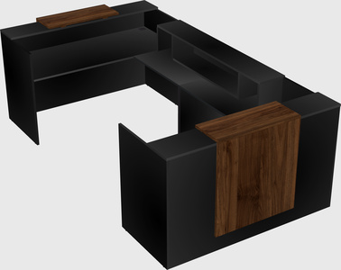 Reception desk u-shape