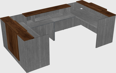 Reception desk u-shape