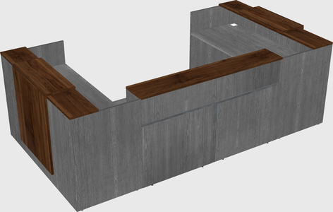 Reception desk u-shape