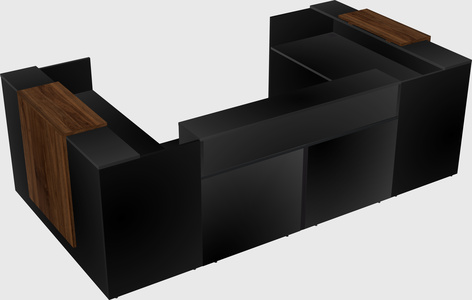 Reception desk u-shape