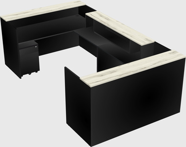Reception desk u-shape
