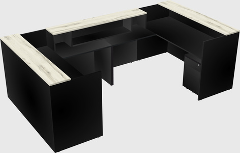 Reception desk u-shape