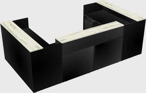 Reception desk u-shape