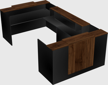Reception desk u-shape