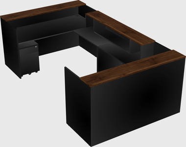 Reception desk u-shape