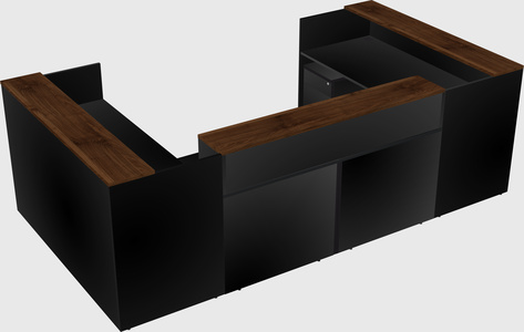 Reception desk u-shape