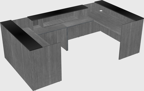 Reception desk u-shape