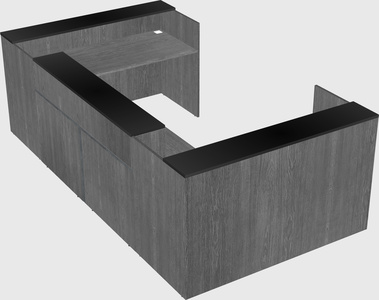 Reception desk u-shape