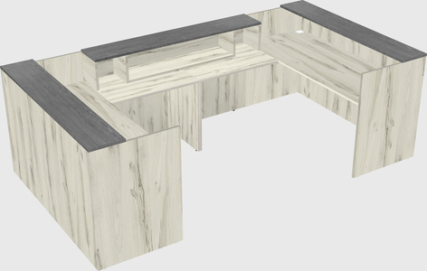 Reception desk u-shape