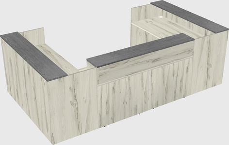 Reception desk u-shape