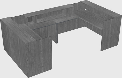 Reception desk u-shape