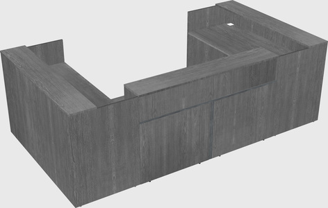 Reception desk u-shape