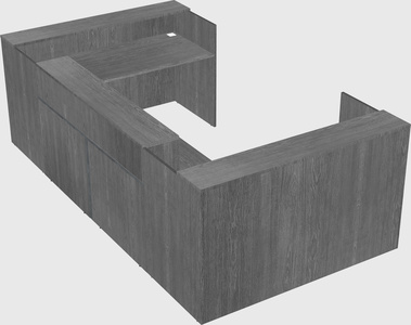 Reception desk u-shape