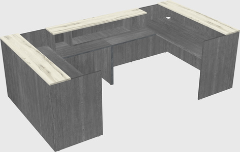 Reception desk u-shape