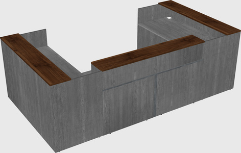 Reception desk u-shape